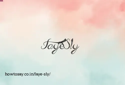 Faye Sly