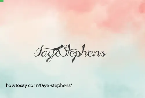Faye Stephens
