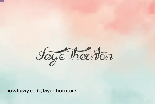 Faye Thornton