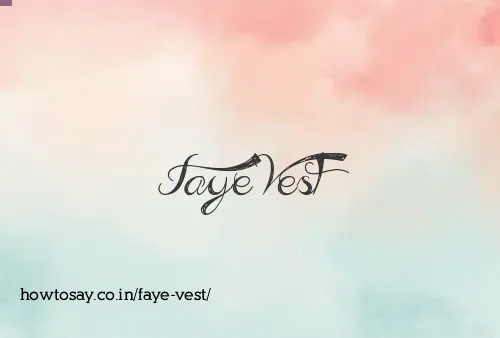 Faye Vest