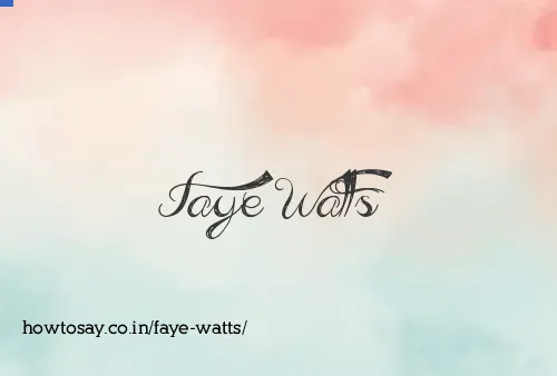 Faye Watts