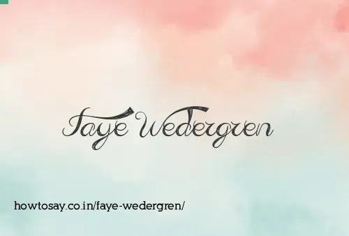 Faye Wedergren