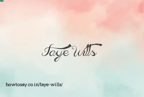 Faye Wills