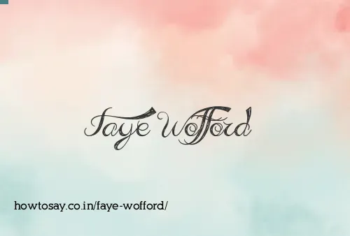 Faye Wofford