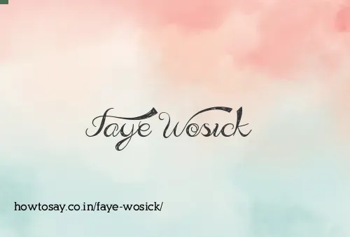 Faye Wosick