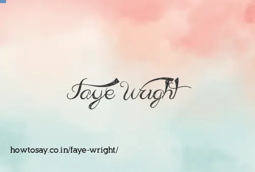 Faye Wright