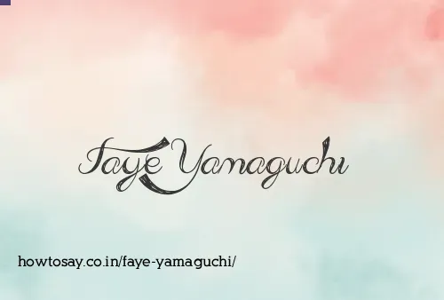 Faye Yamaguchi