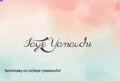 Faye Yamauchi