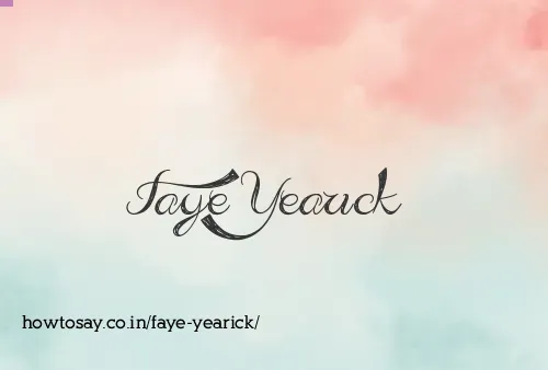 Faye Yearick