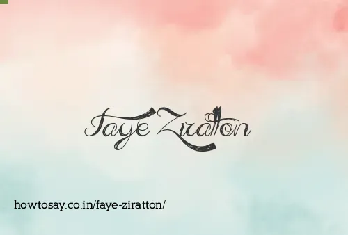 Faye Ziratton