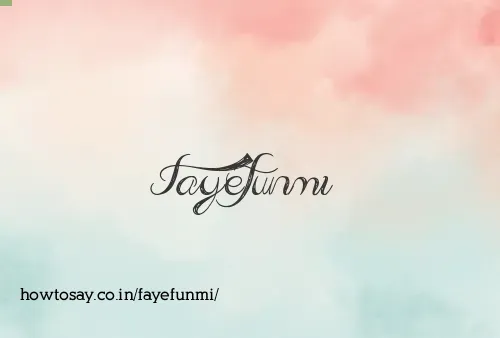 Fayefunmi