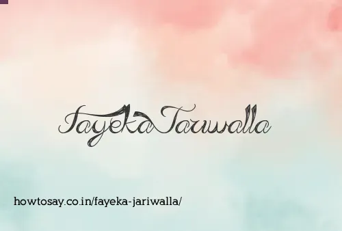 Fayeka Jariwalla