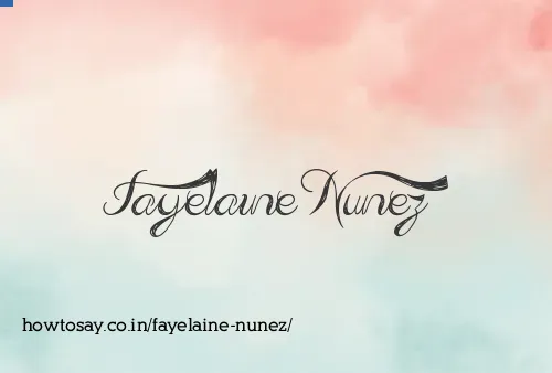 Fayelaine Nunez