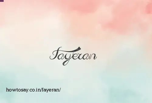 Fayeran