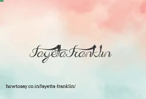 Fayetta Franklin