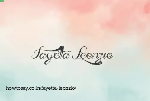 Fayetta Leonzio