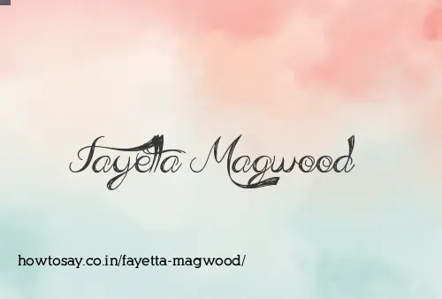 Fayetta Magwood
