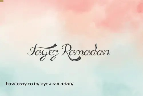 Fayez Ramadan