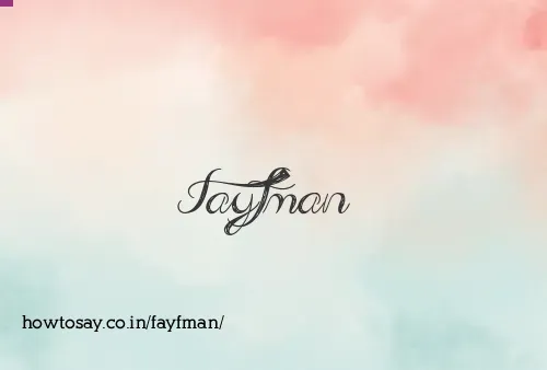Fayfman