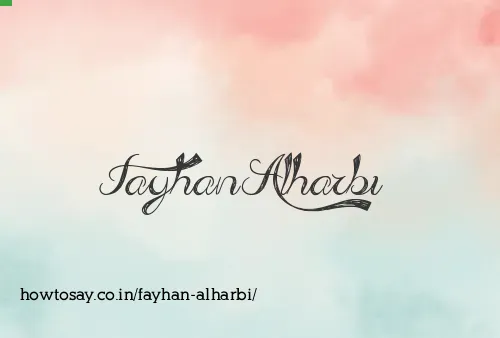 Fayhan Alharbi