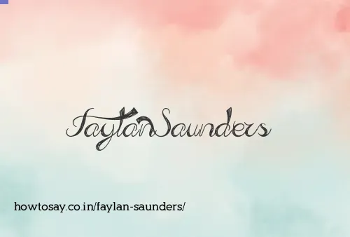 Faylan Saunders