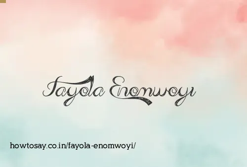 Fayola Enomwoyi
