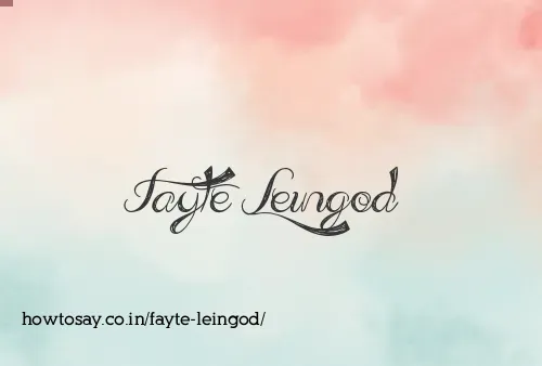 Fayte Leingod