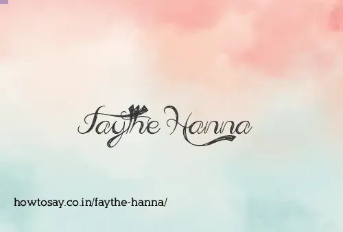 Faythe Hanna