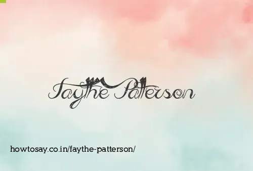 Faythe Patterson