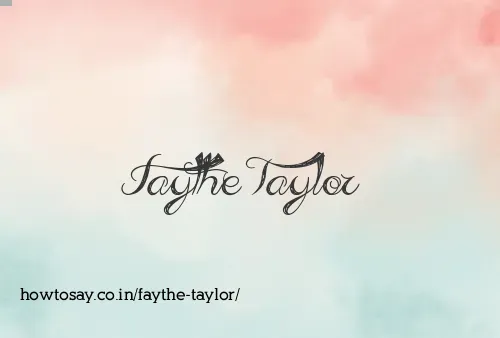 Faythe Taylor