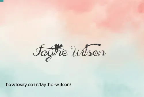 Faythe Wilson