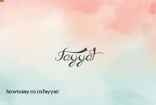 Fayyat