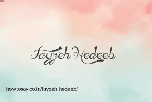 Fayzeh Hedeeb