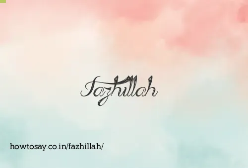 Fazhillah