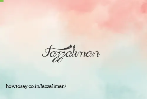 Fazzaliman