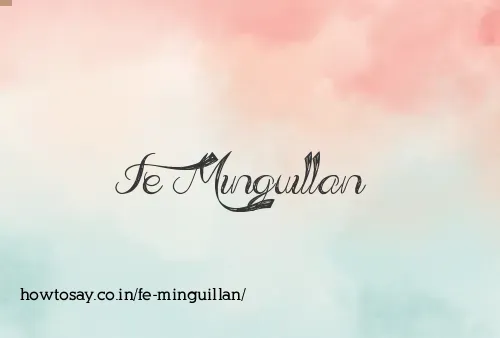 Fe Minguillan