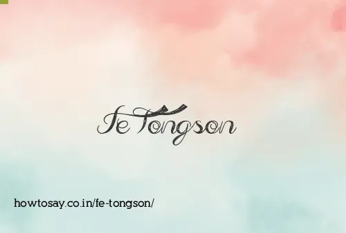 Fe Tongson