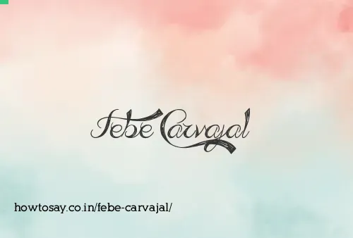 Febe Carvajal