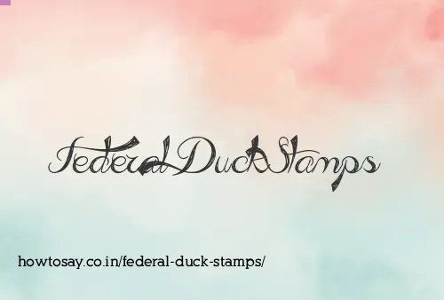 Federal Duck Stamps