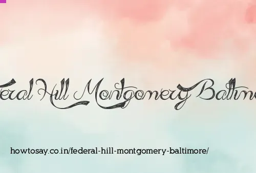 Federal Hill Montgomery Baltimore