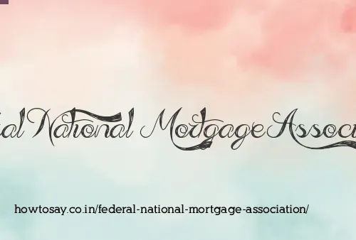 Federal National Mortgage Association