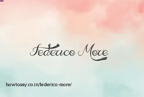 Federico More