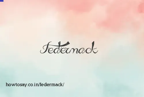 Federmack