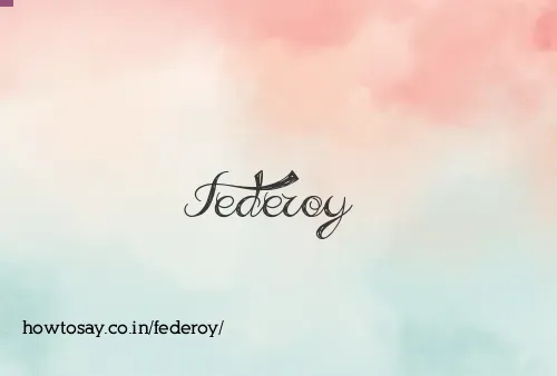 Federoy