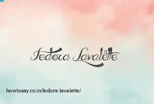 Fedora Lavalette