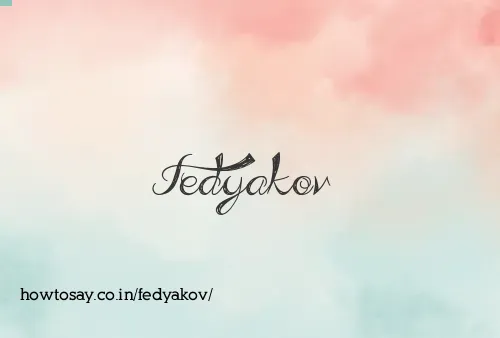Fedyakov