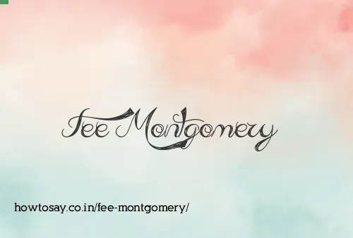 Fee Montgomery