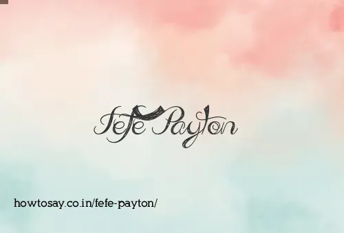 Fefe Payton