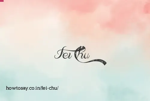 Fei Chu