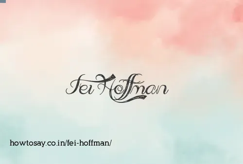 Fei Hoffman